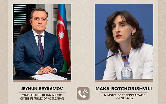 Azərbaycan və Gürcüstan XİN rəhbərləri telefonla danışdı