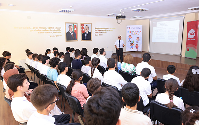 “Nar” uşaqlar üçün maarifləndirici tədbirlərə dəstək verir - Fotolar